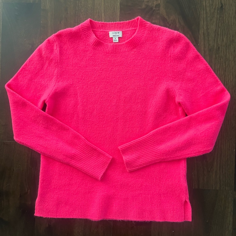 J. Crew - Extra Soft Pink Sweater! So incredibly soft without the fuzz! - Picture 5 of 6
